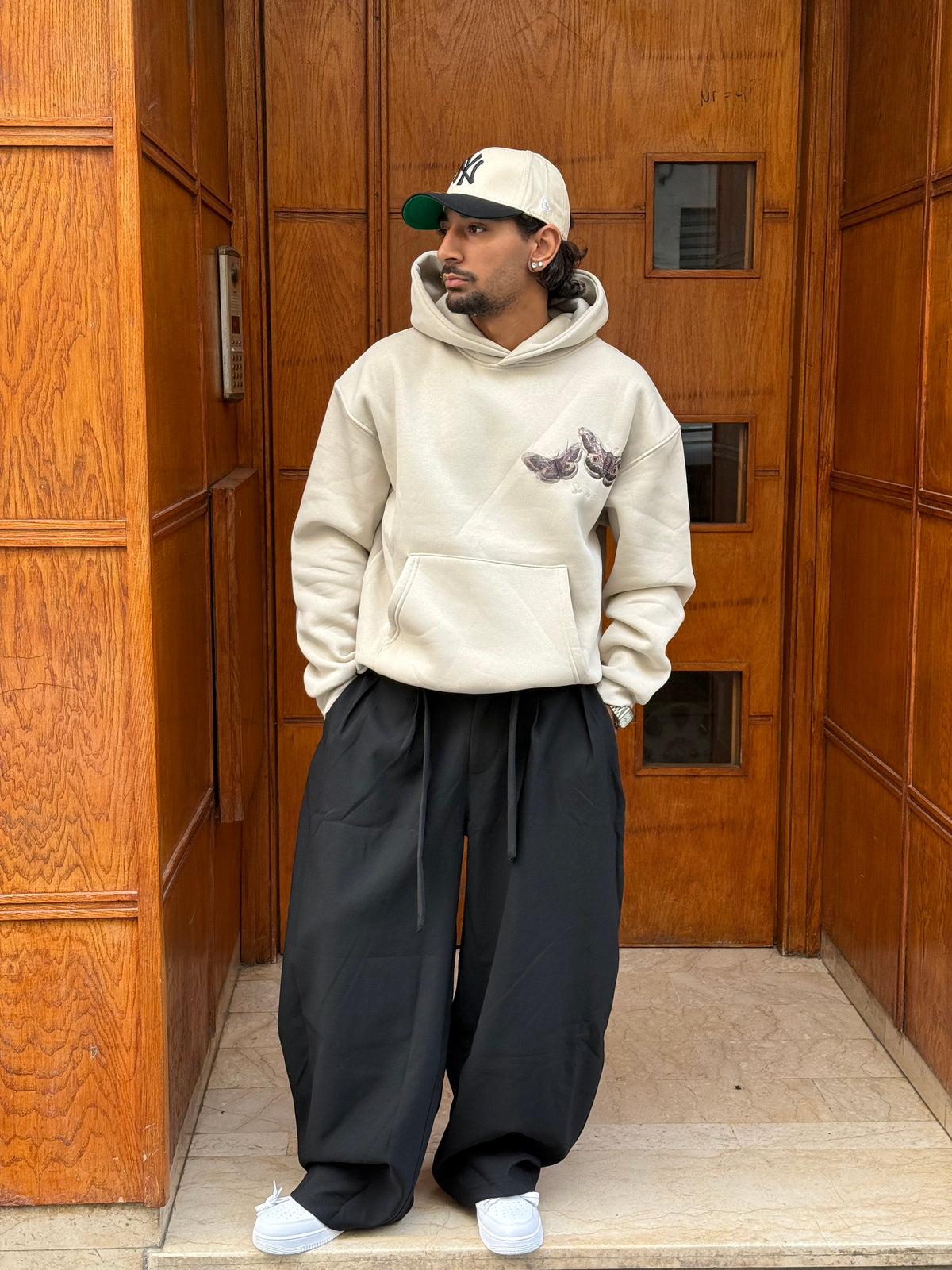TROUSER PANTS OVERSIZE (BLACK) V80-38