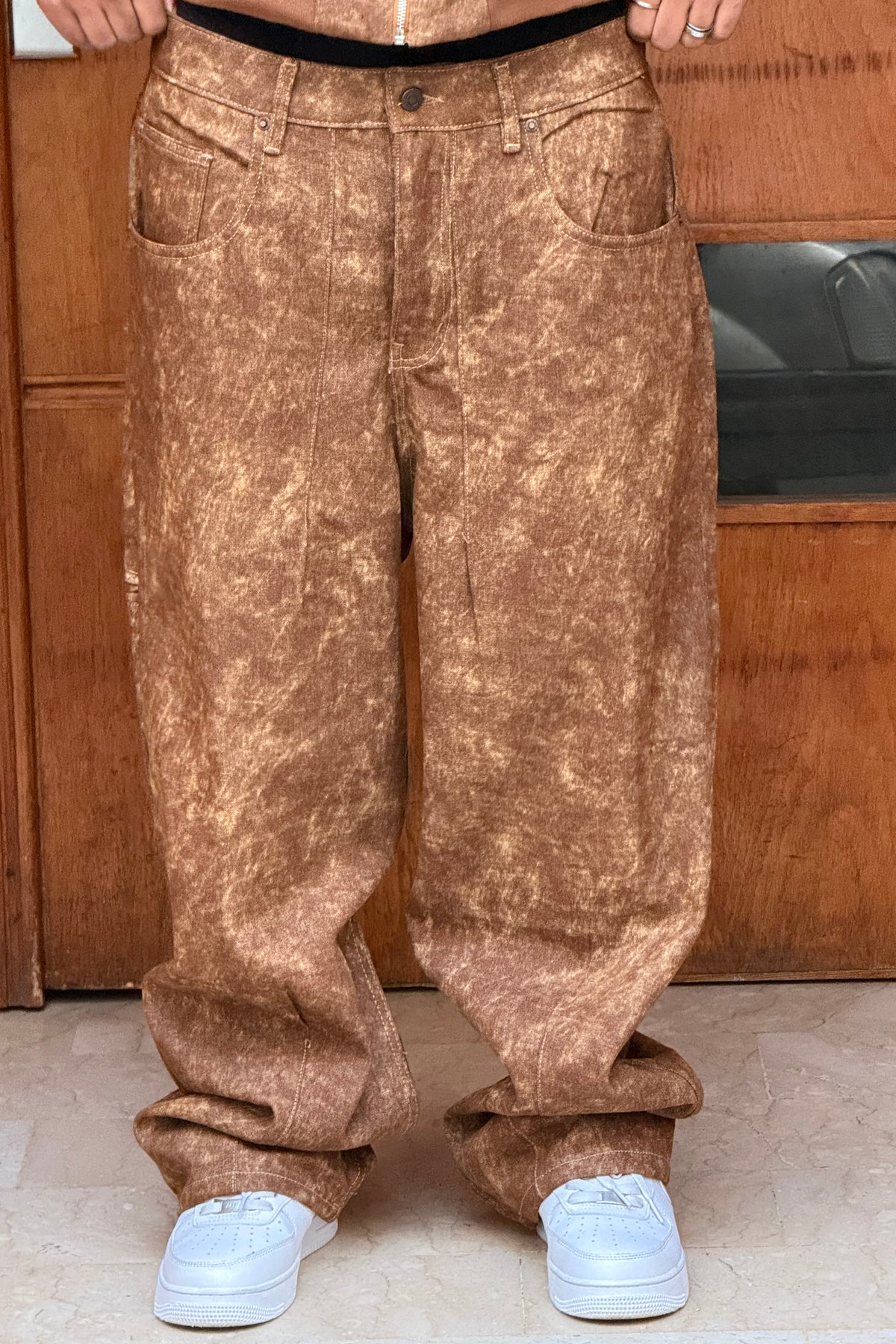 ENSEMBLE IMPRIME BROWN PERFECTION