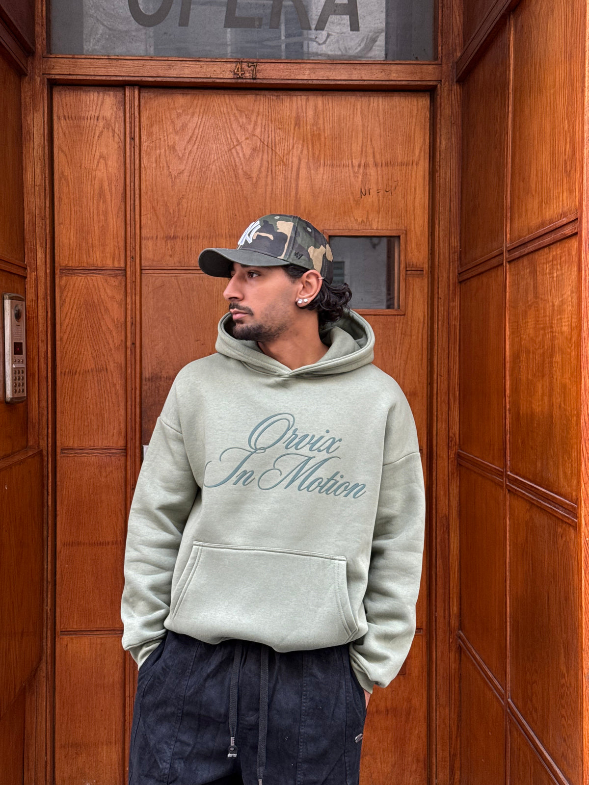 HOODIES ORVIX IN MOTION GREEN OVX