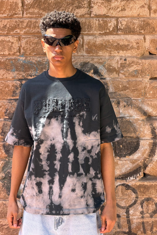 T-SHIRT WASHED PURPOSE BLACK