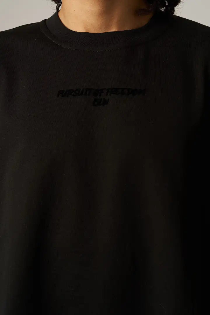 T-SHIRT BU BLACK T-12