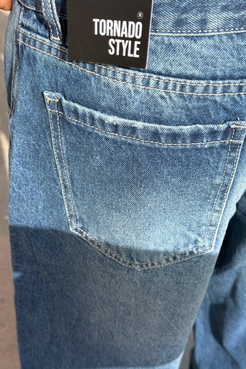 SUPPER BAGGY JEANS TORNADO STYLE BLEU