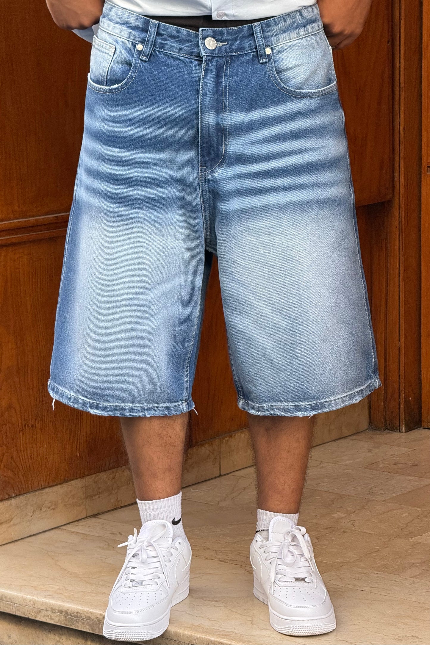 BAGGY JORTS TORNADO STYLE (BLEU PLUS)
