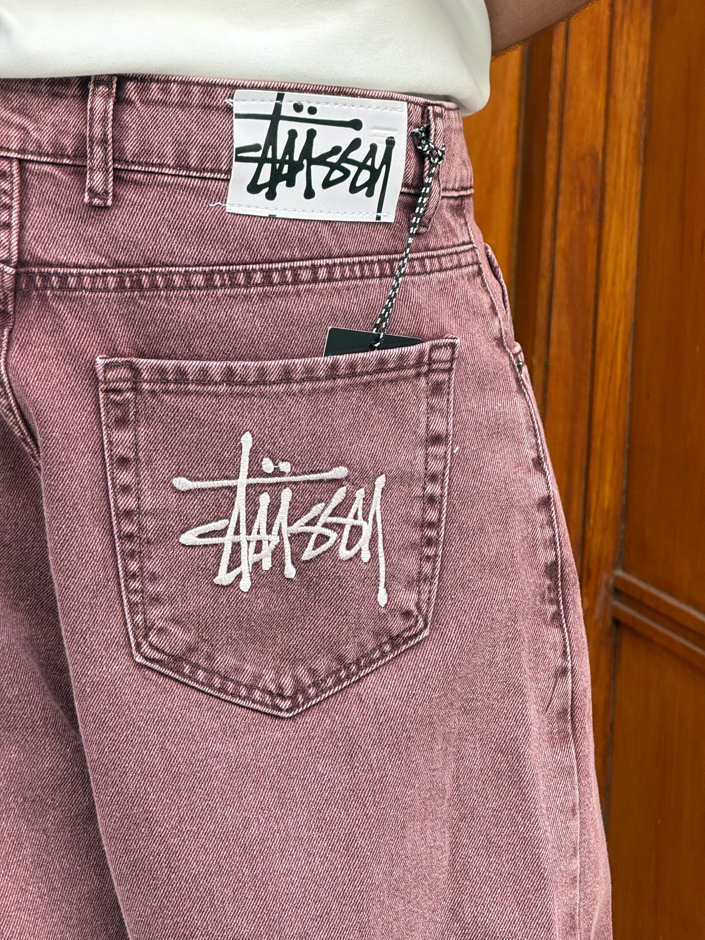 SUPPER BAGGY STUSSY BURGUNDY