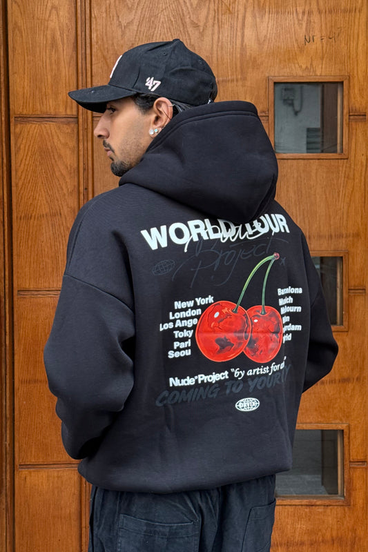 HOODIES WORLD TOUR BLACK OVX