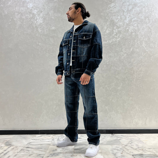 Ensemble jeans bleu dirty