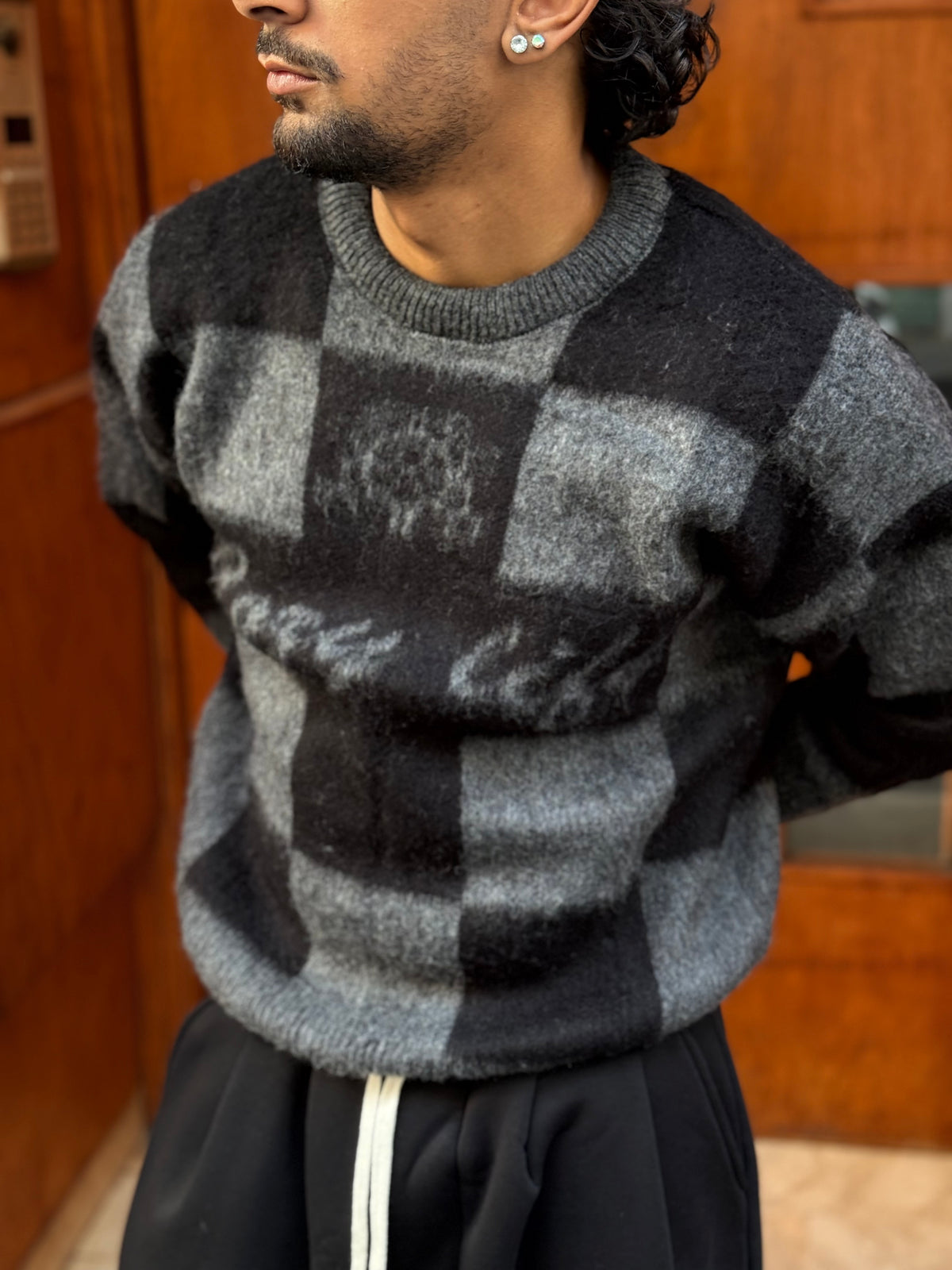 JUMPER COZY LIFE BLACK RT 60-10