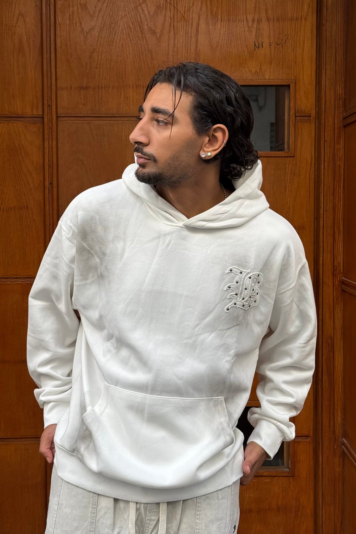 HOODIES B WHITE CN