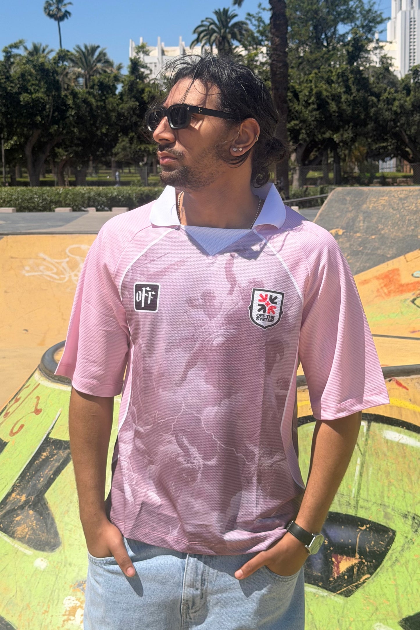 AMERICAN T-SHIRT OFF PINK 8895