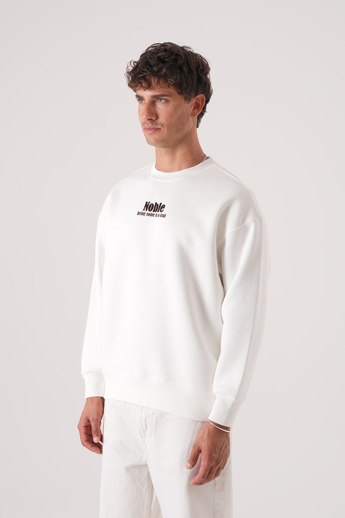 SWEATSHIRT NOBLE WHITE 257018