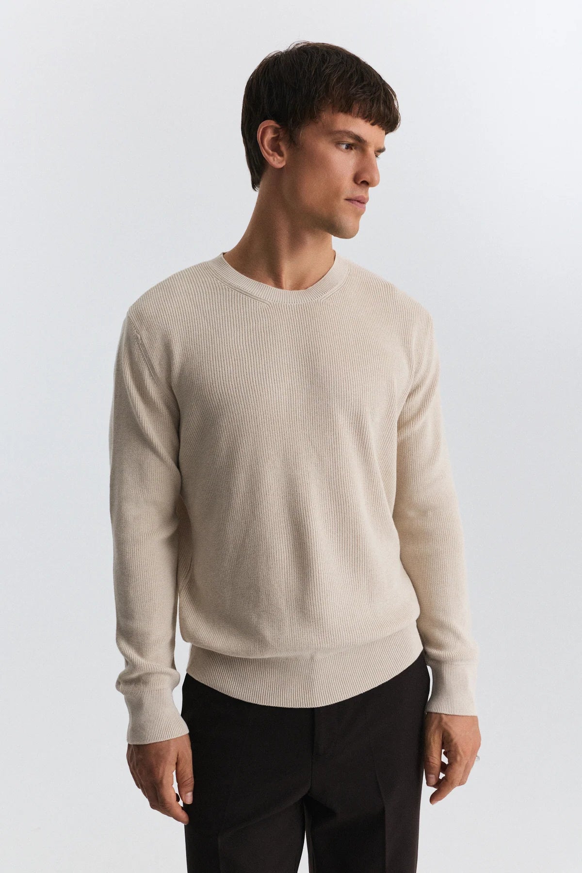 JUMPER BASIC ECRU A25Y3153 ANT