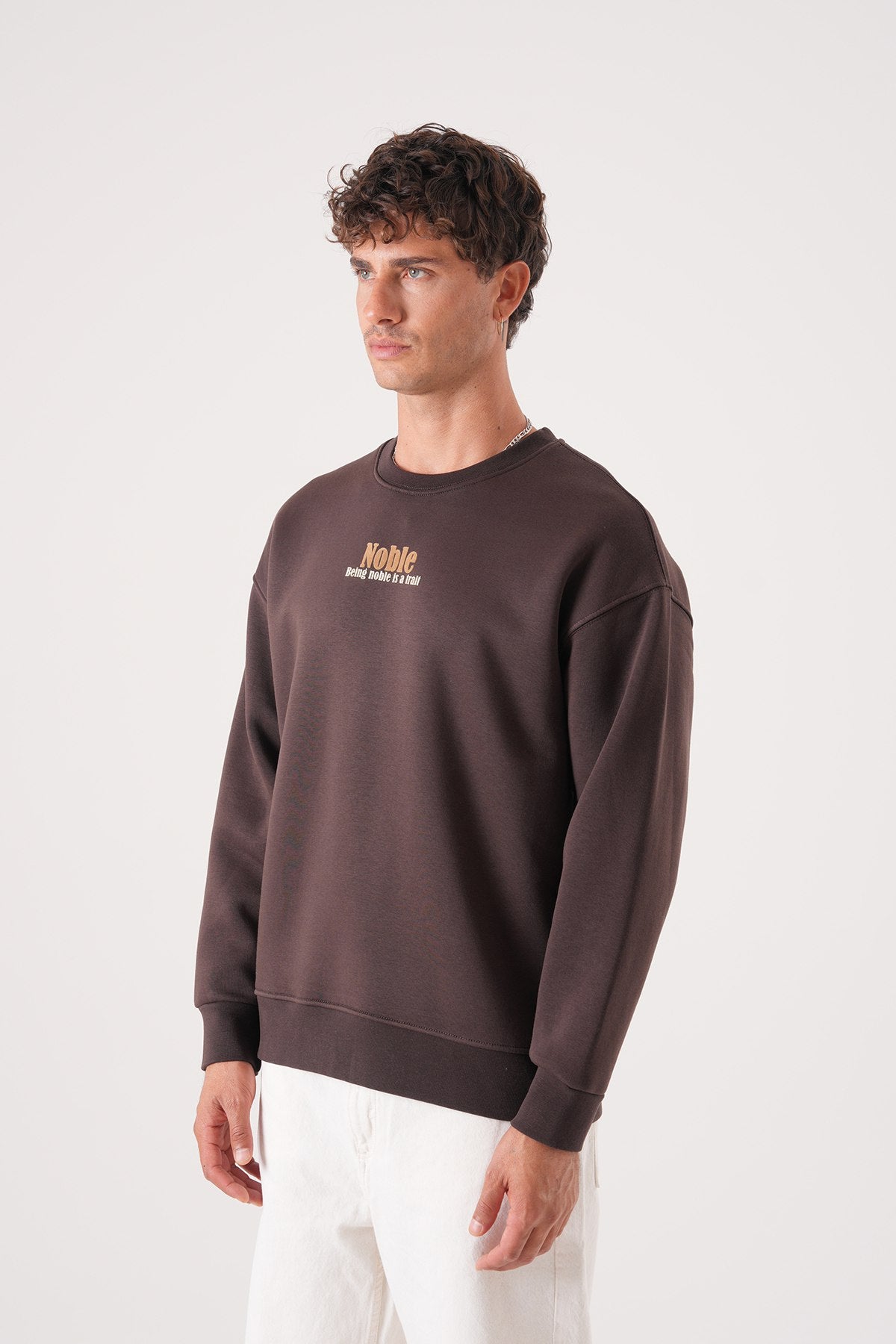 SWEATSHIRT NOBLE BROWN 257018