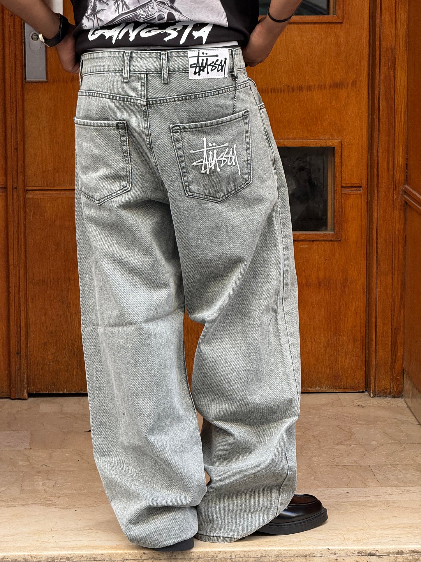 SUPPER BAGGY STUSSY NORMANDY GREY