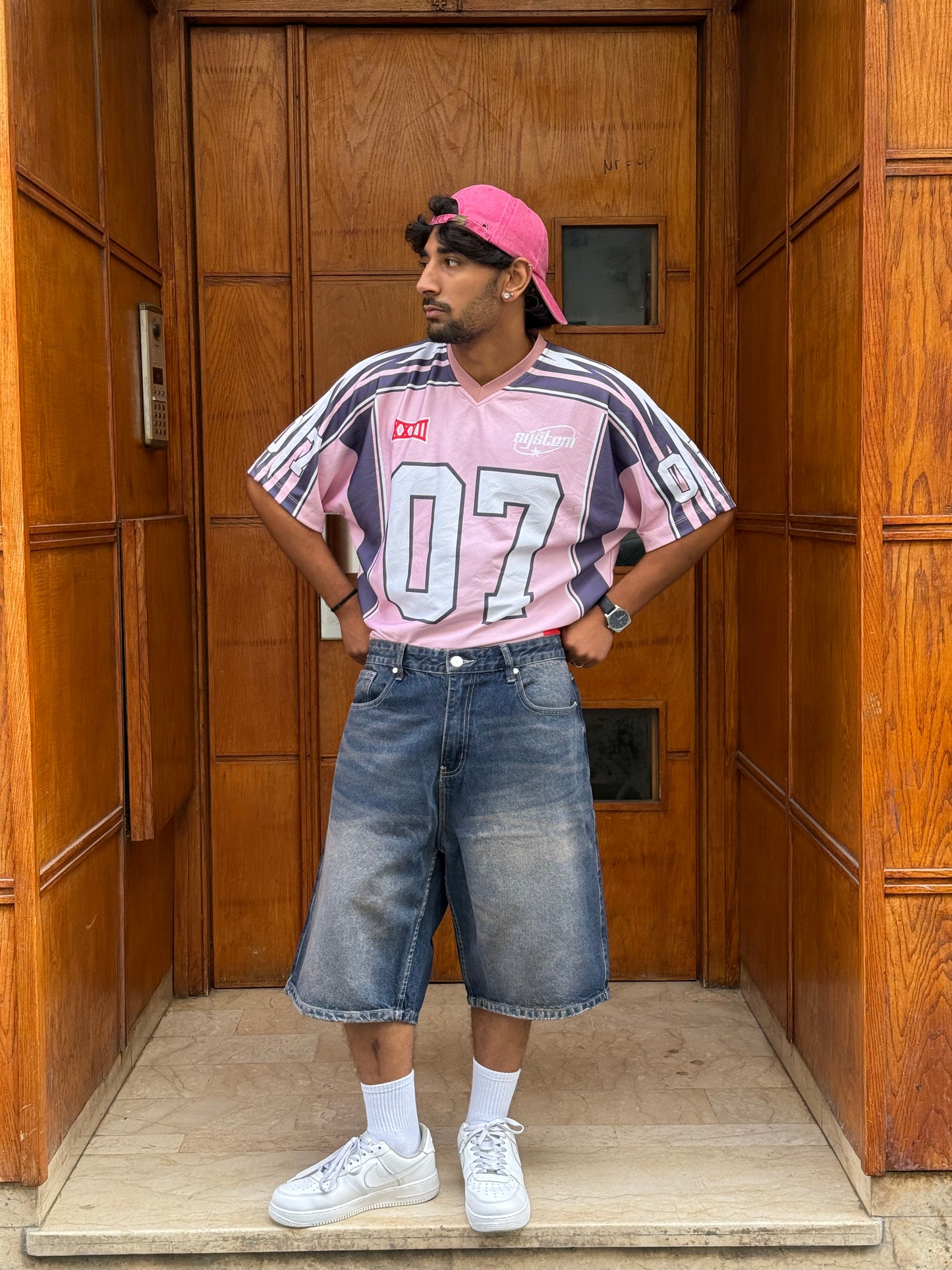 BAGGY JORTS TORNADO STYLE (DIRTY ROSE)