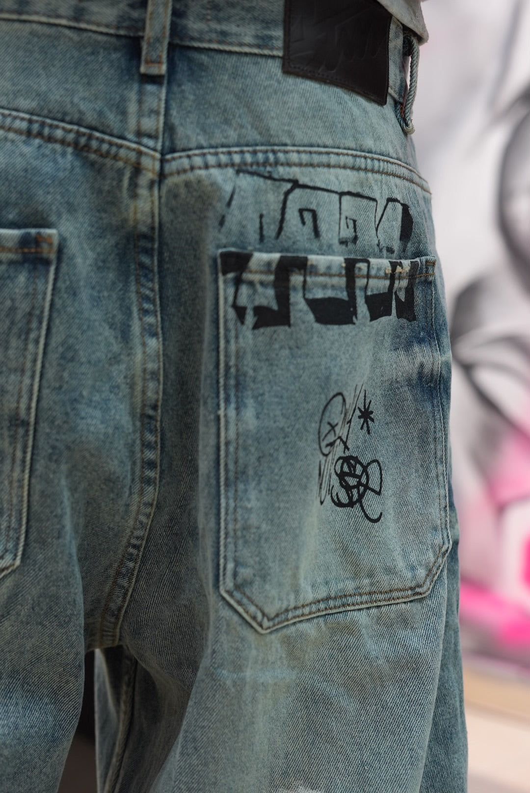 BAGGY JEANS GRAFFITI V2 DIRTY