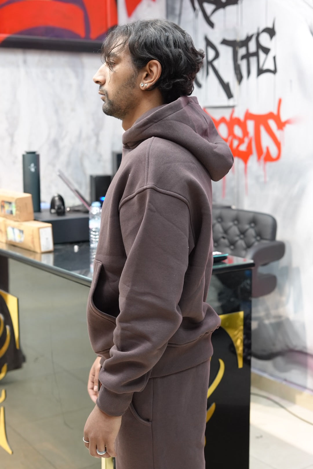 ENSEMBLE SWEATPANTS BROWN 9435