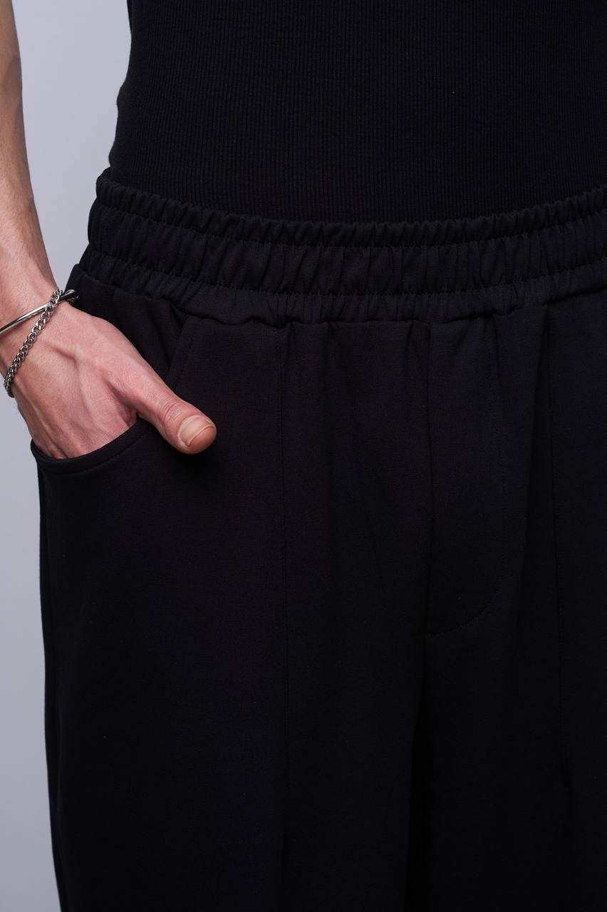 Balloon İnterlock Pants BLACK 40-210