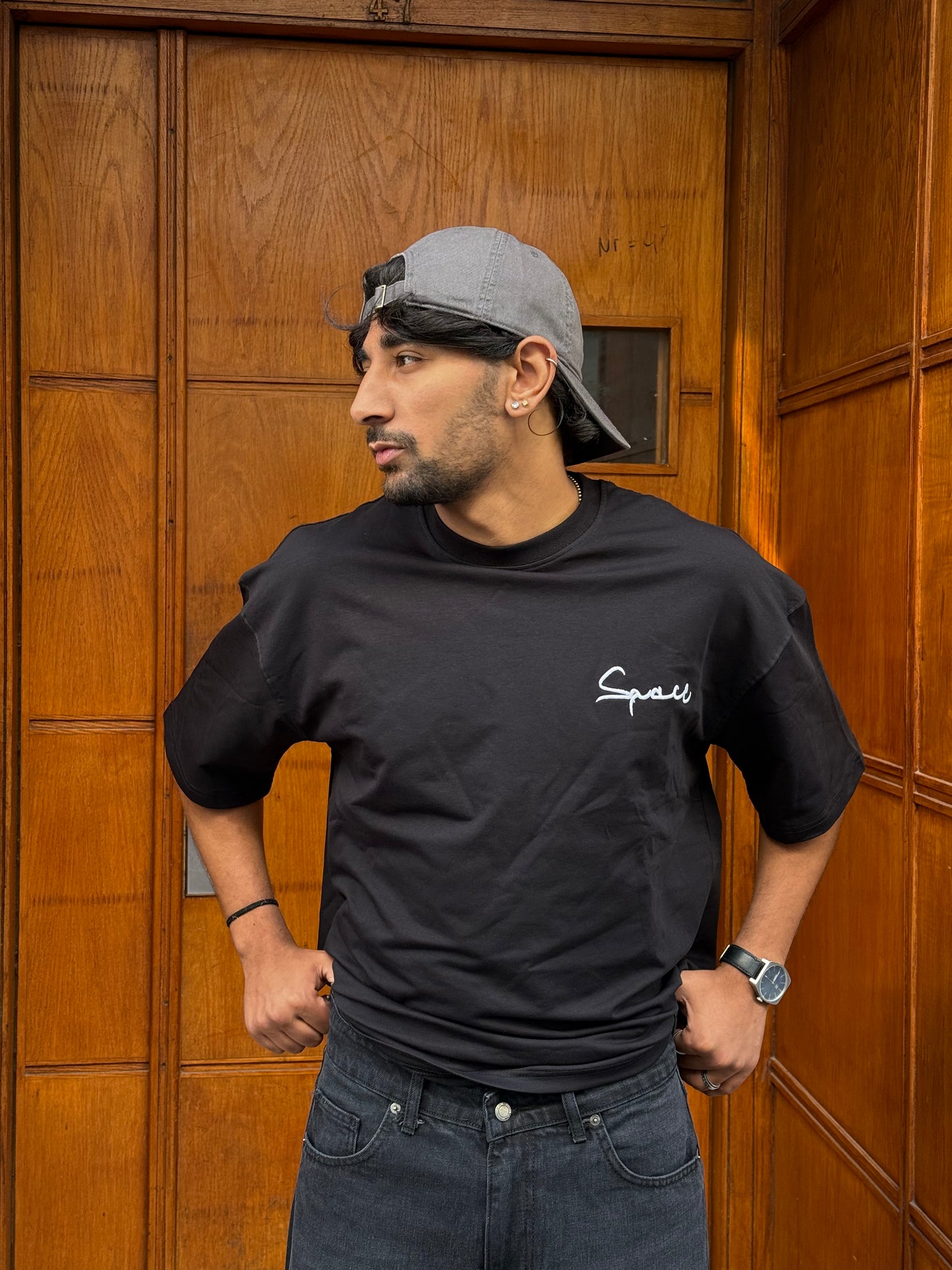 T-SHIRT SPACE BLACK ESCO