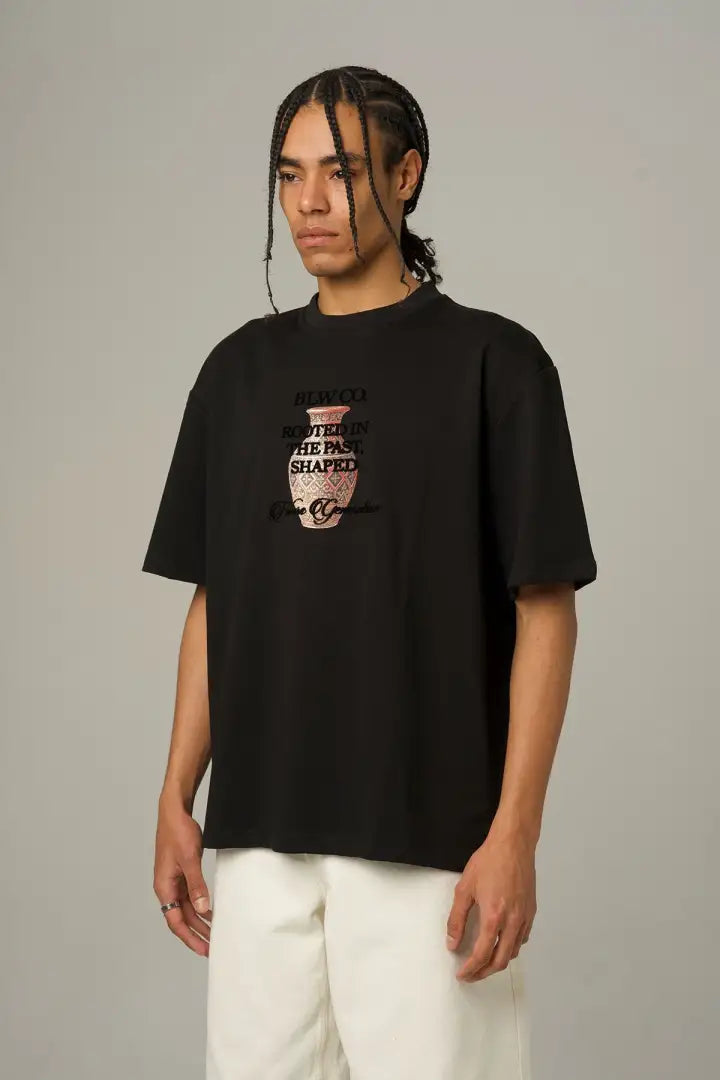 T-SHIRT BU BLACK T-44