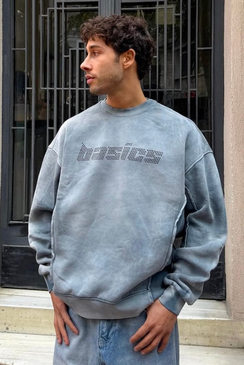 SWEATSHIRT BASIC GREY E71-98