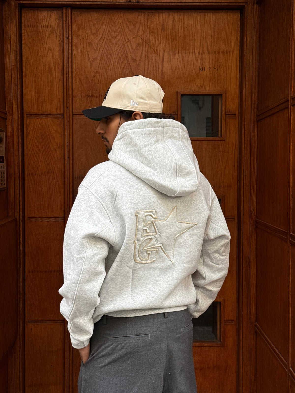 HOODIES ZIP EG GREY BL