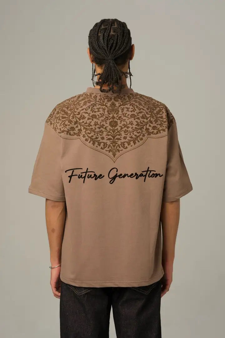 T-SHIRT BU BROWN T-43