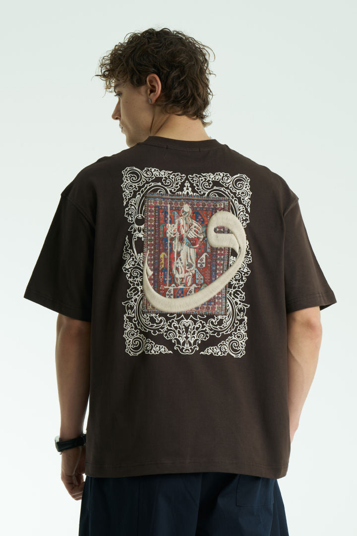 T-SHIRT SW BROWN 5105