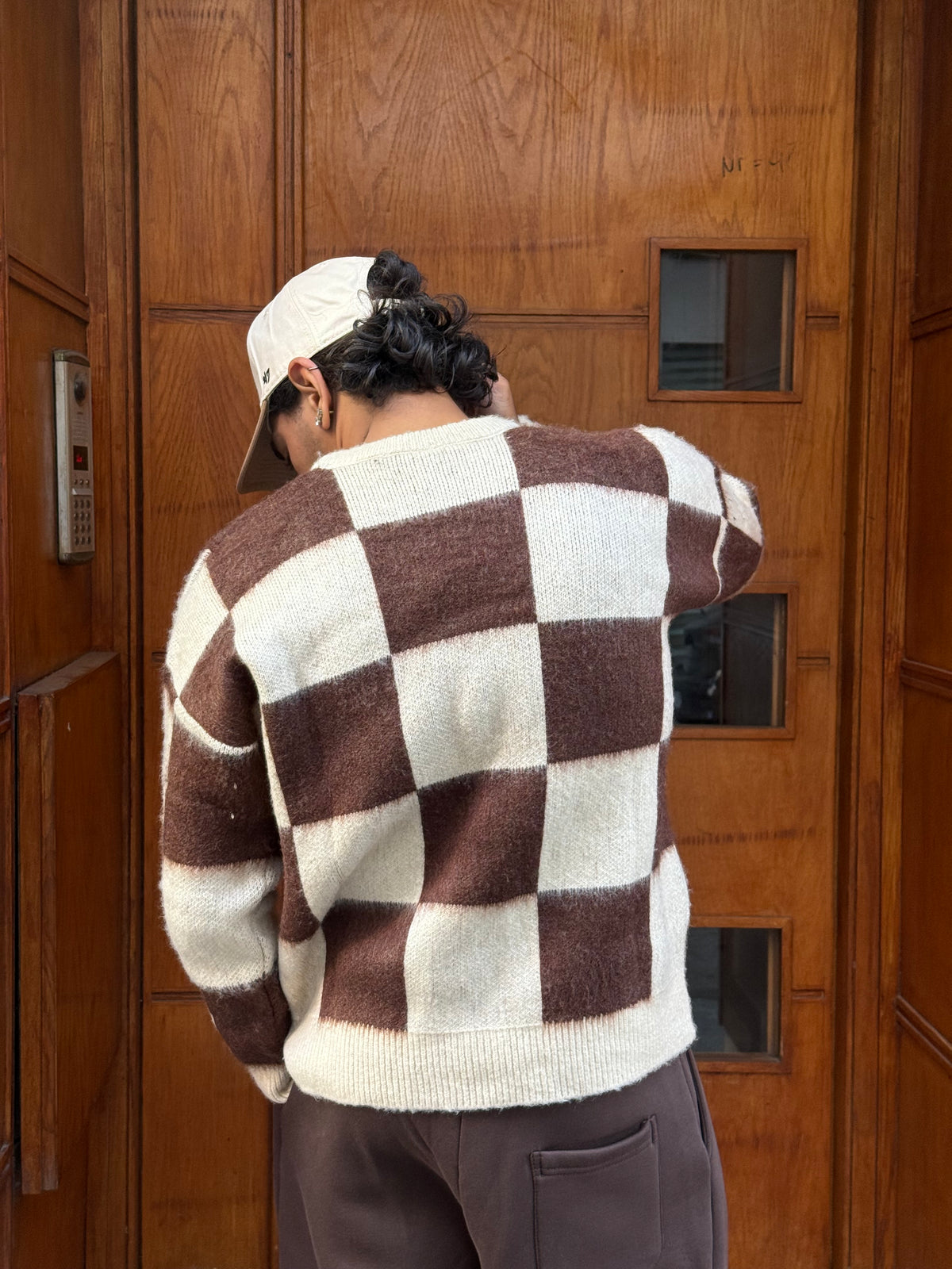 JUMPER COZY LIFE BROWN RT 60-10