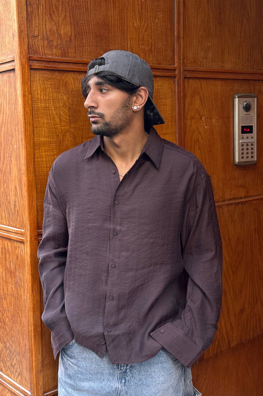 CHEMISE NGR BROWN 013