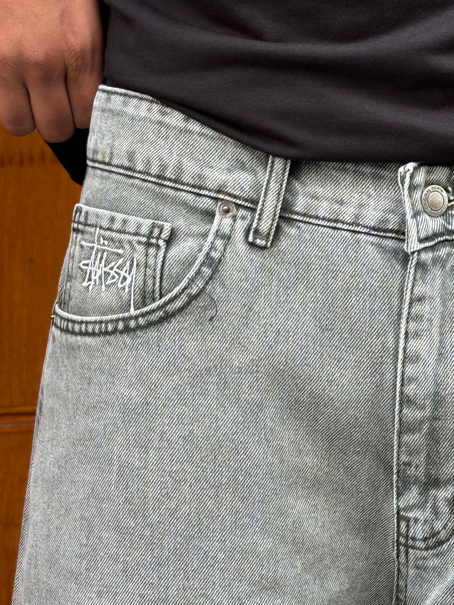 SUPPER BAGGY STUSSY NORMANDY GREY