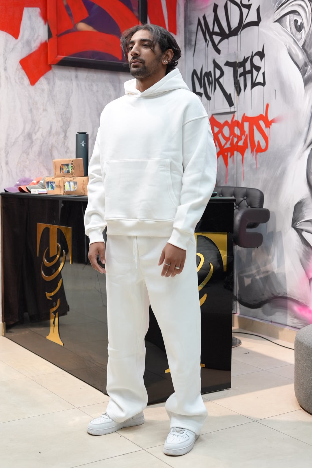 ENSEMBLE SWEATPANTS WHITE 9435