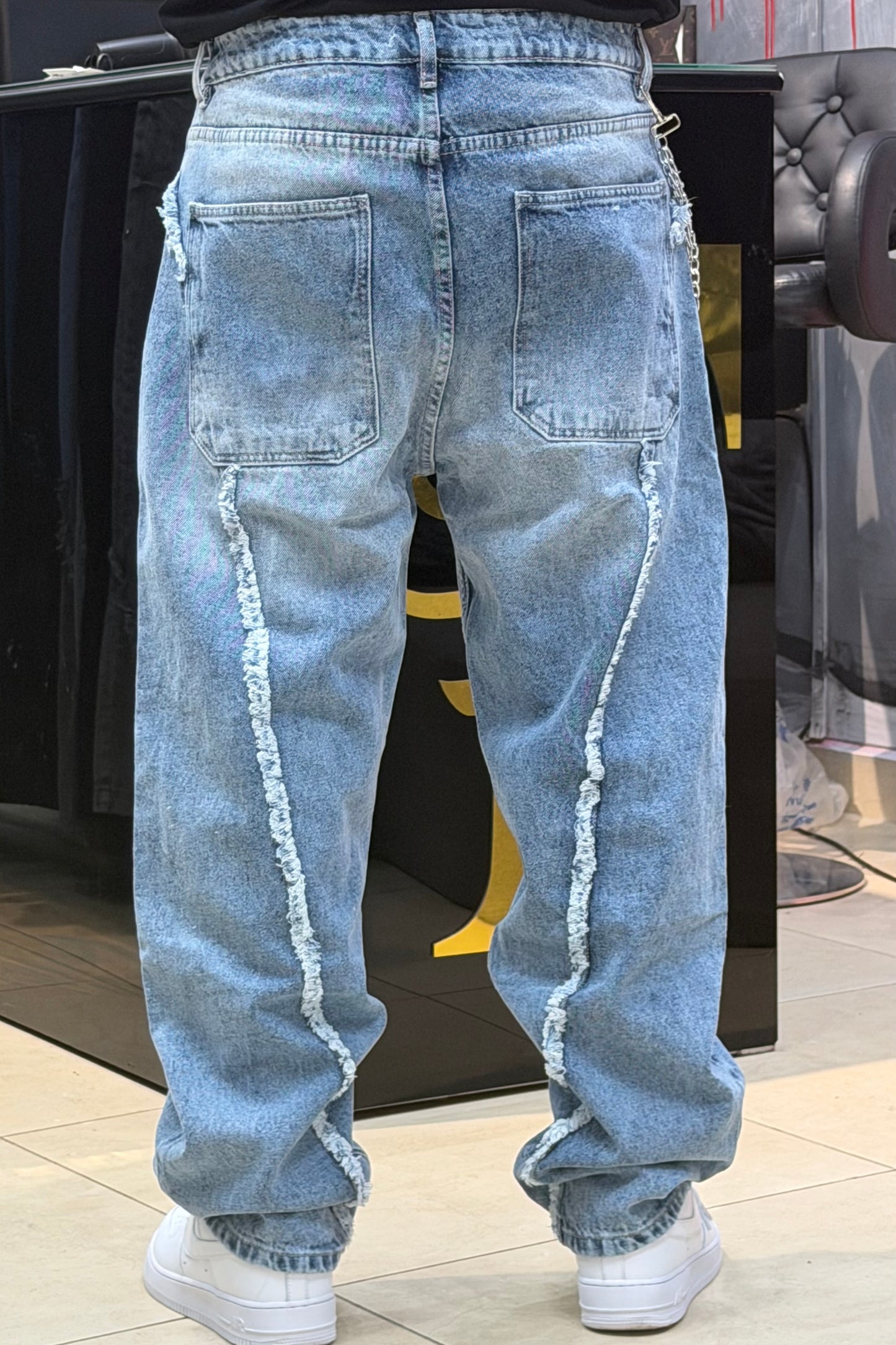 BAGGY JEANS STORM BLEU