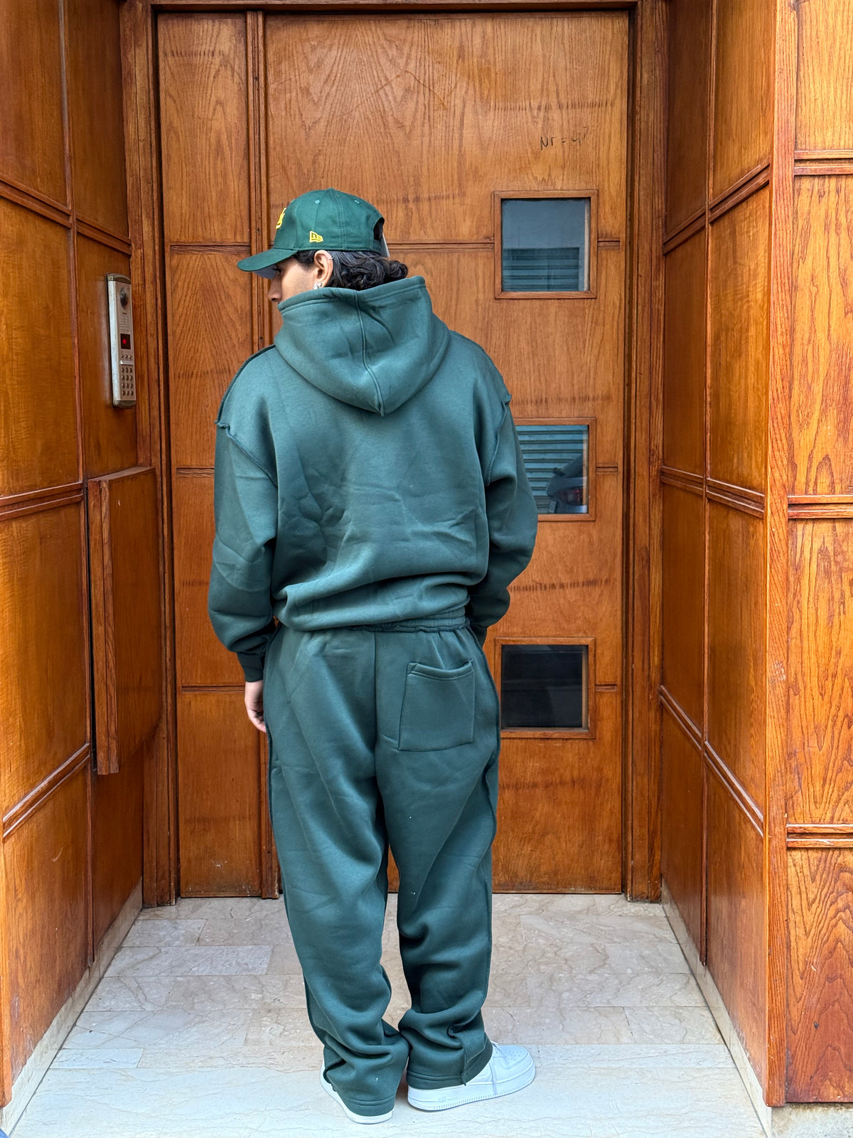 ENSEMBLE ZIP BRODERIE JL GREEN