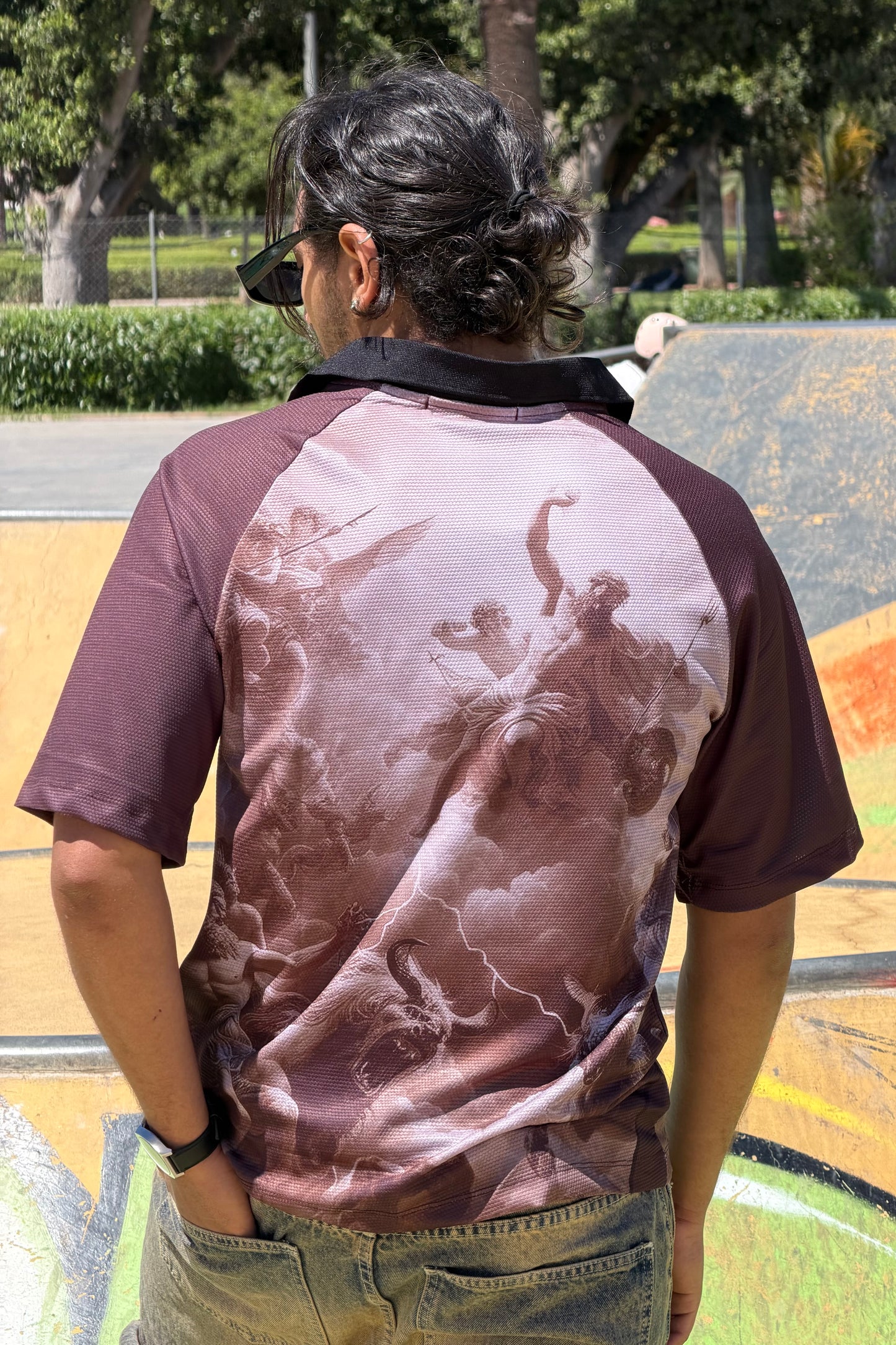 AMERICAN T-SHIRT OFF BROWN 8895