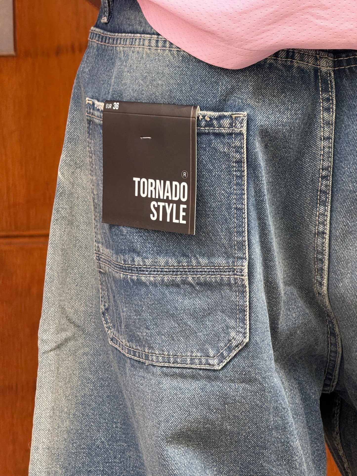 BAGGY JORTS TORNADO STYLE (DIRTY DEGRADE)