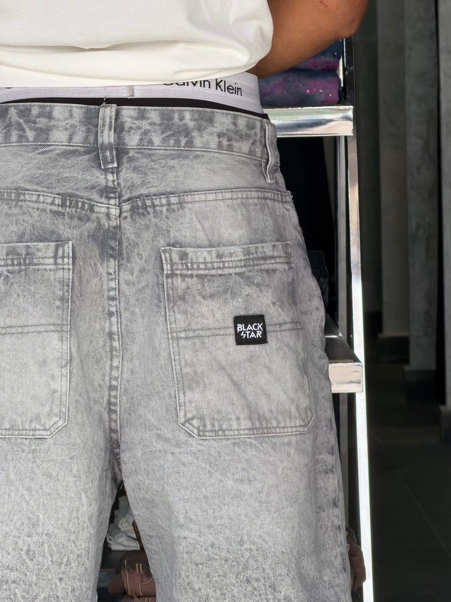 SKATER JORTS GREY BS