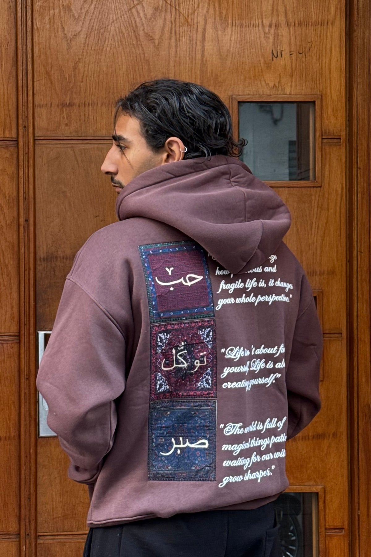 HOODIES (حب) BROWN BL