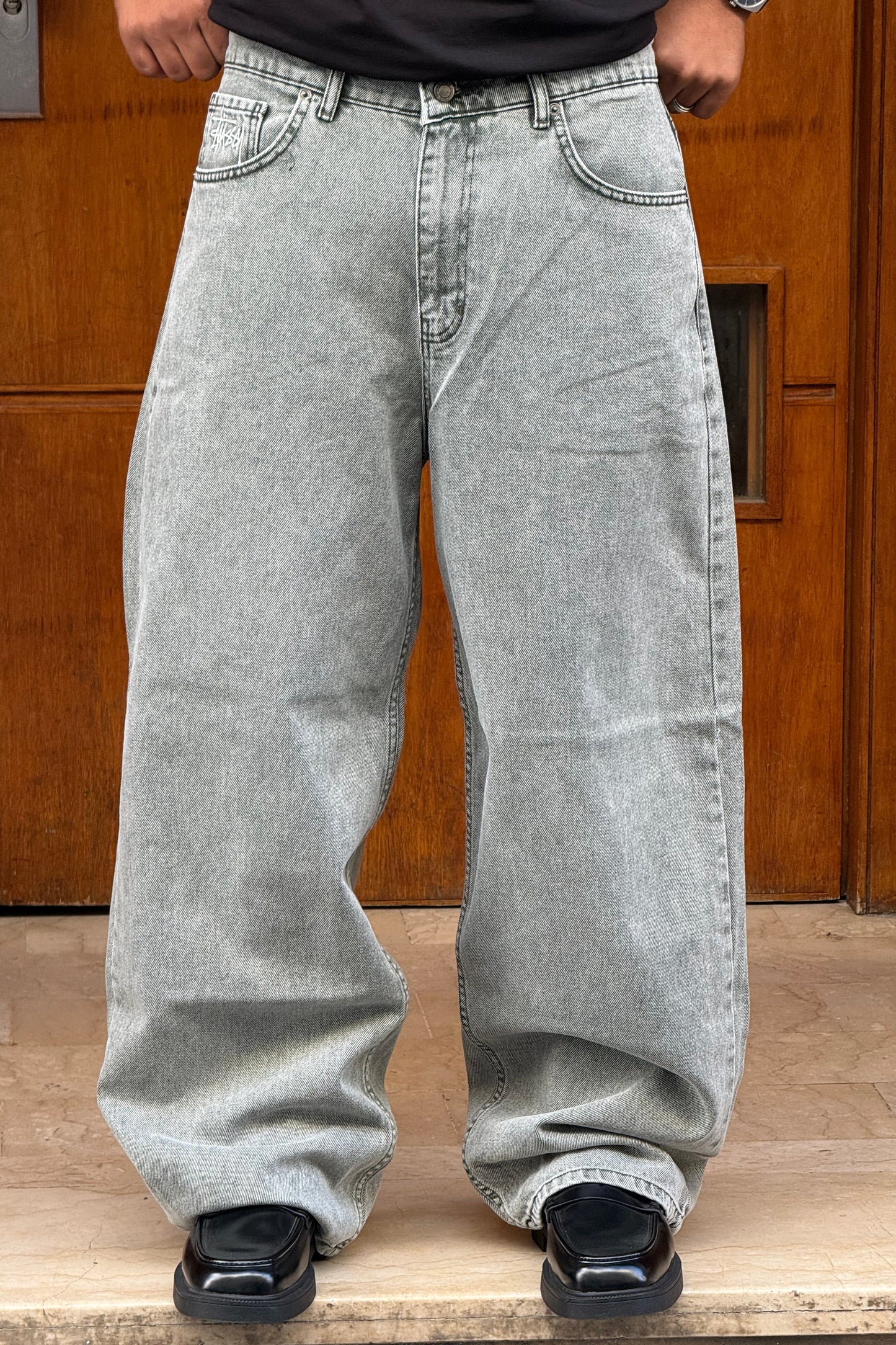 SUPPER BAGGY STUSSY NORMANDY GREY