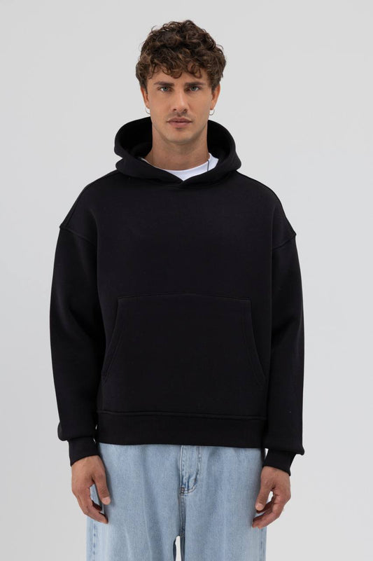 HOODIES BASIC ANT BLACK 9435