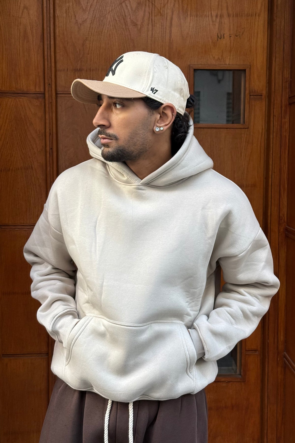 HOODIES BASIC BEIGE OVX