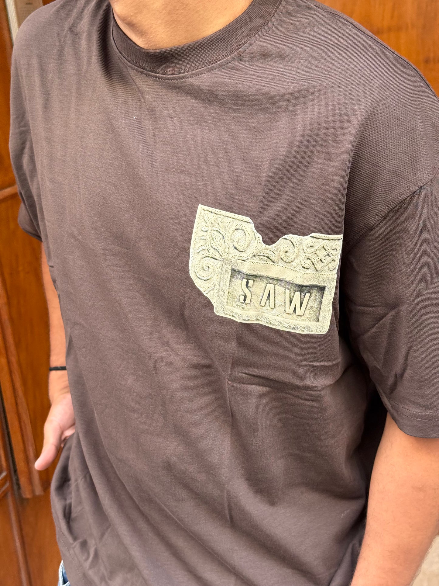 T-SHIRT SW BROWN 5107
