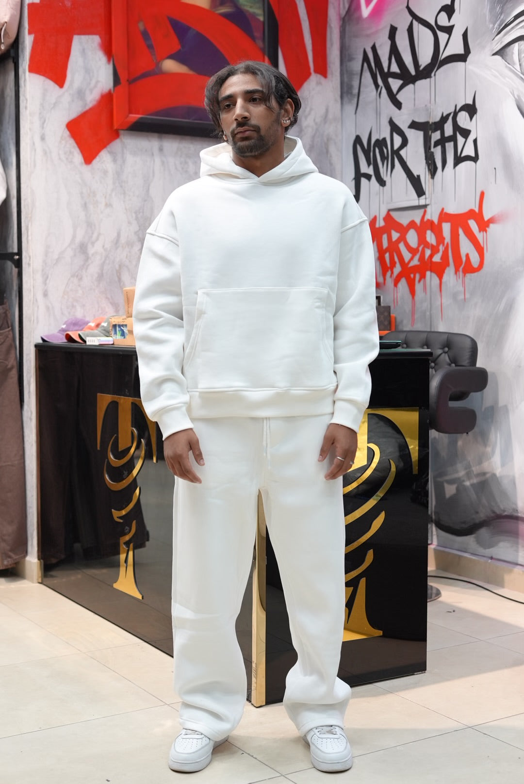 ENSEMBLE SWEATPANTS WHITE 9435