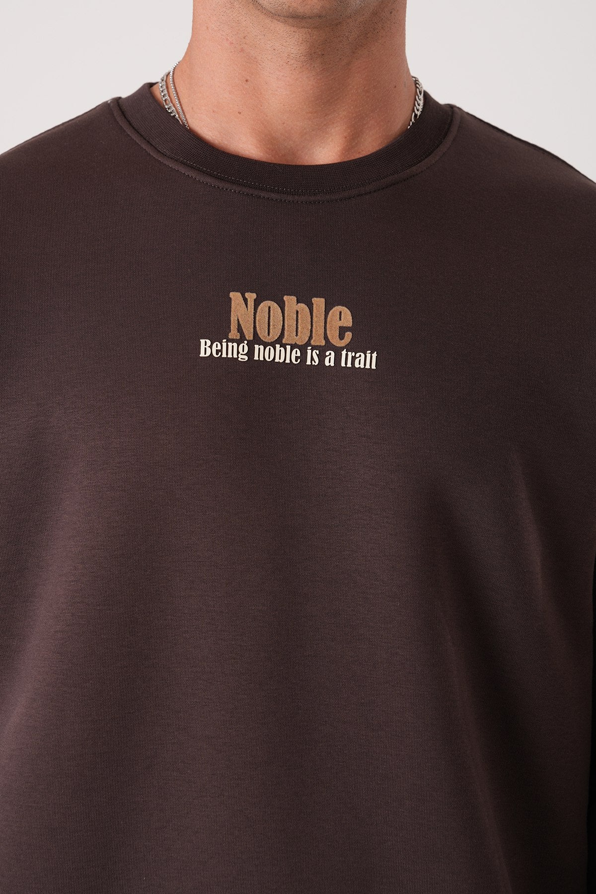 SWEATSHIRT NOBLE BROWN 257018