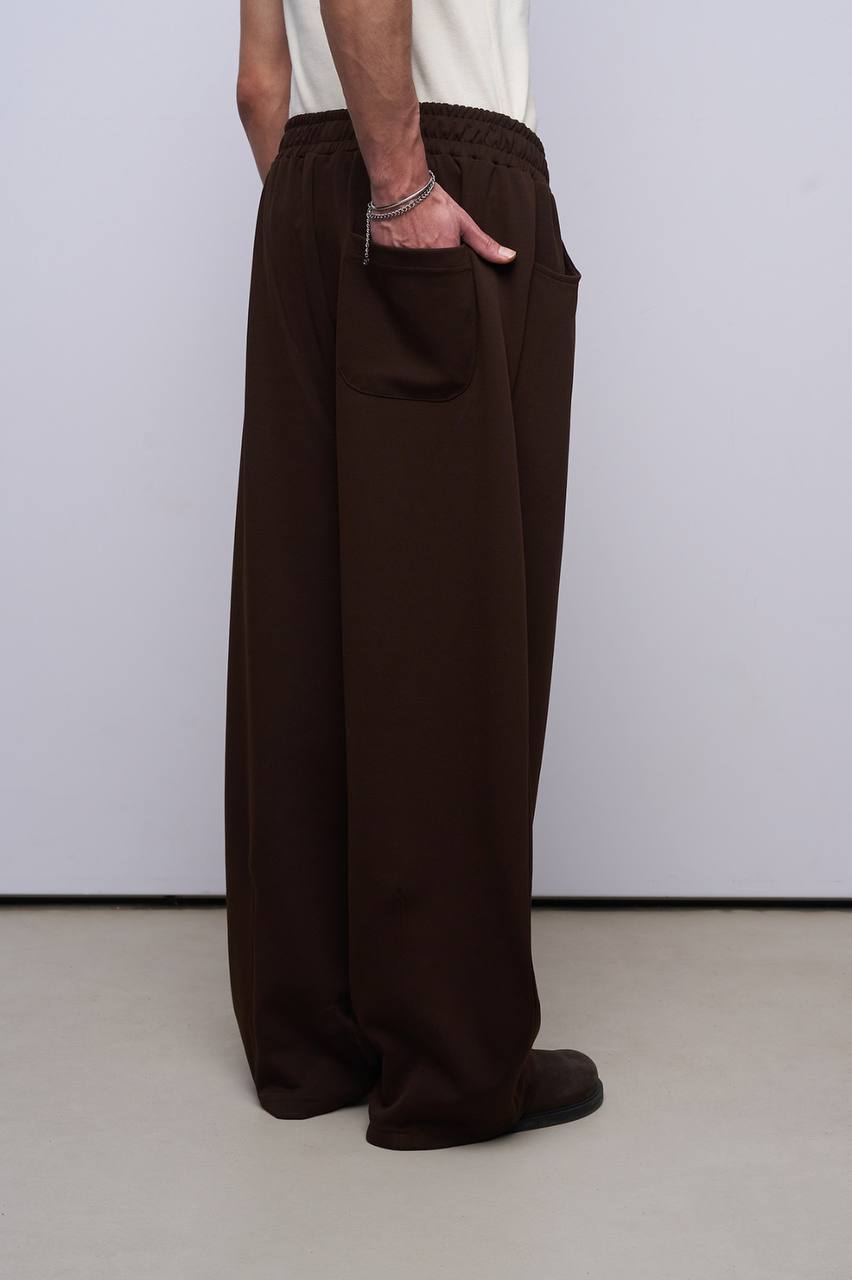Balloon İnterlock Pants BROWN 40-210