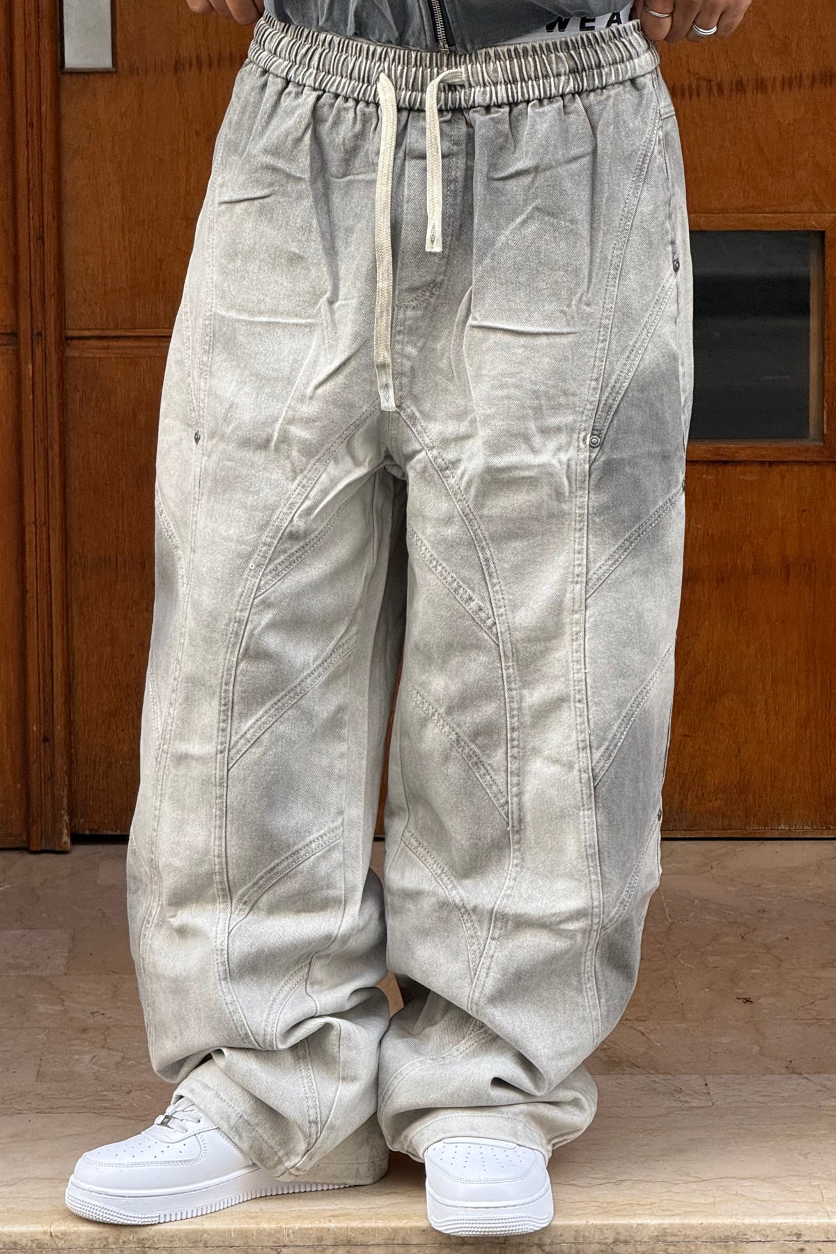 BAGGY JEANS TREETS WHITE WASHED CN