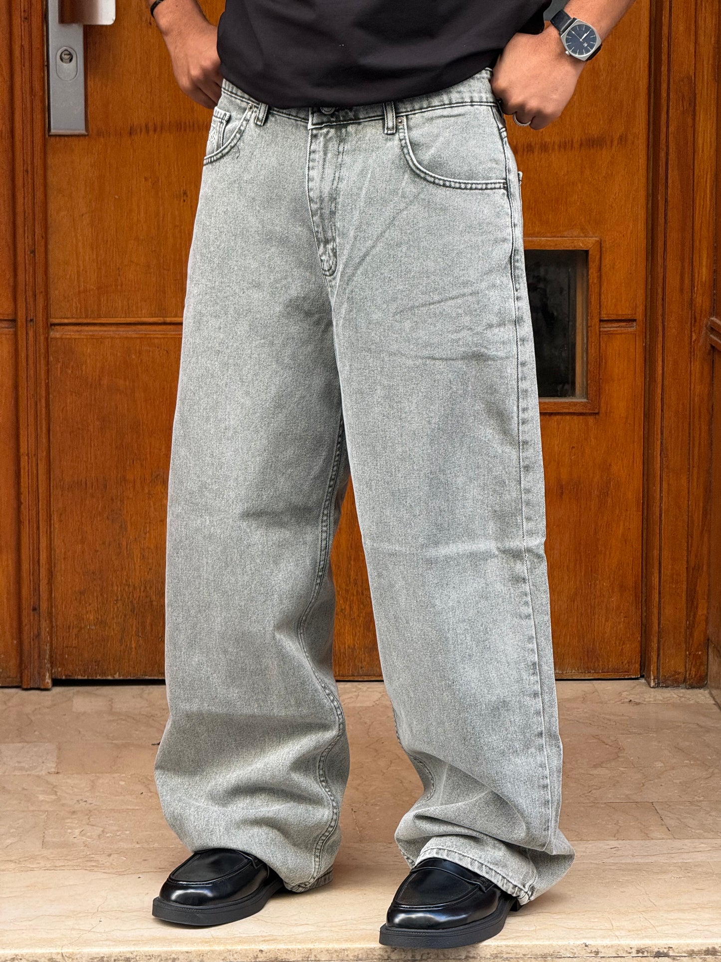 SUPPER BAGGY STUSSY NORMANDY GREY