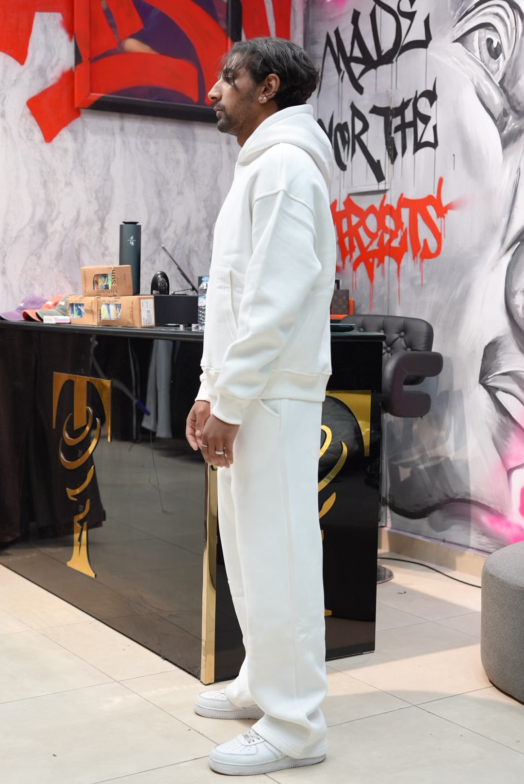 ENSEMBLE SWEATPANTS WHITE 9435