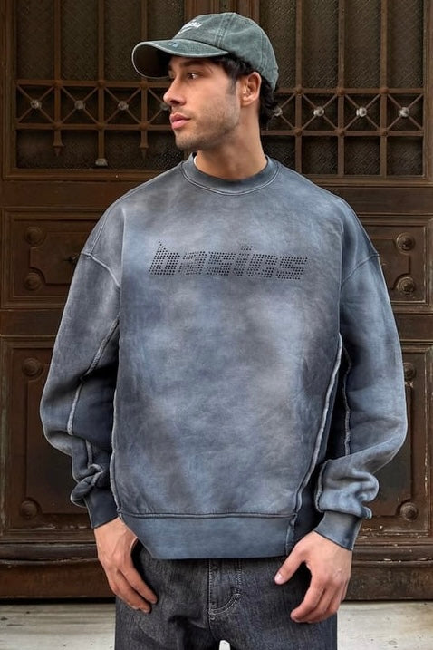 SWEATSHIRT BASIC BLACK E71-98