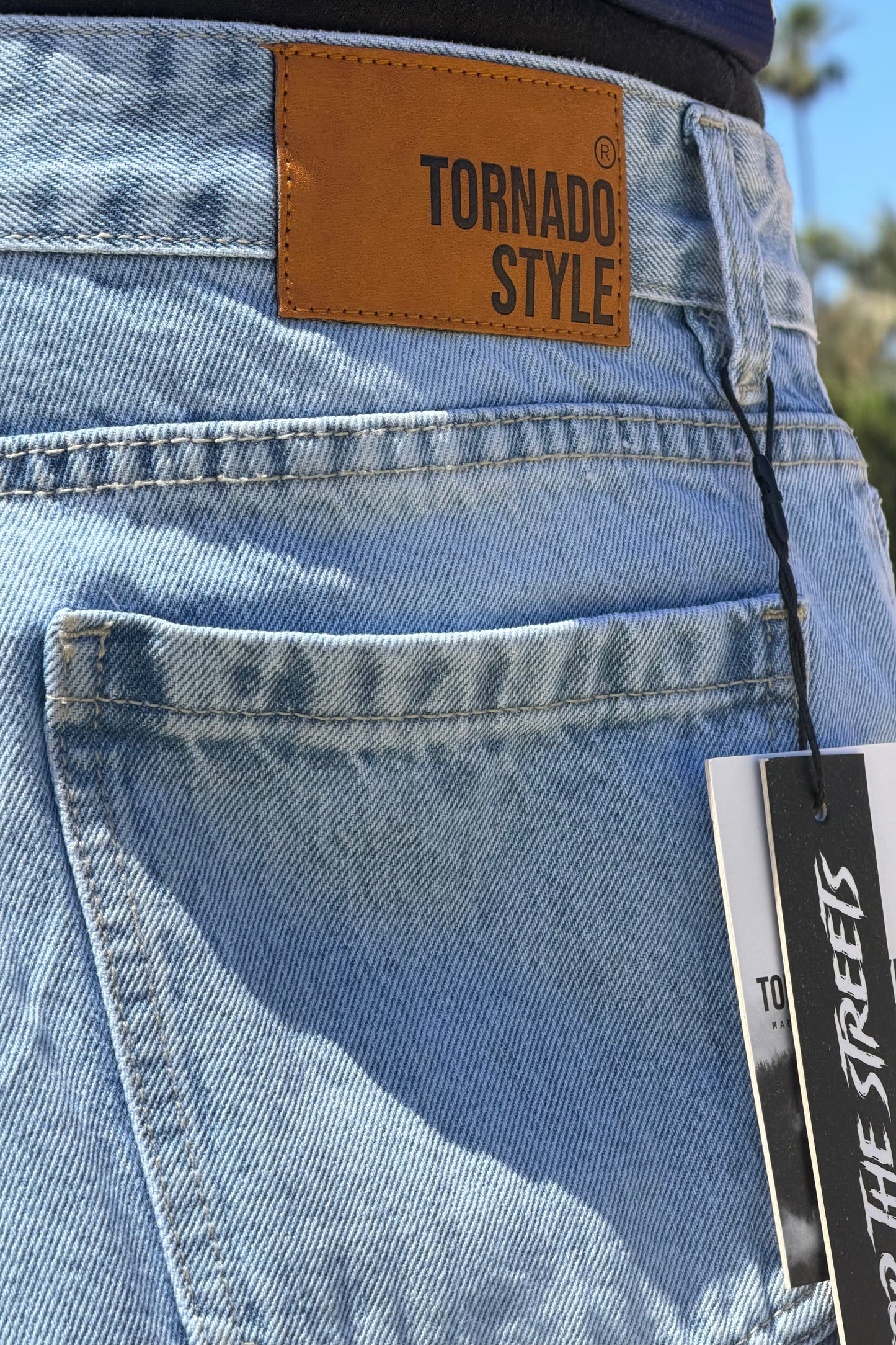 SUPPER BAGGY JEANS TORNADO STYLE BLEU DELAVE