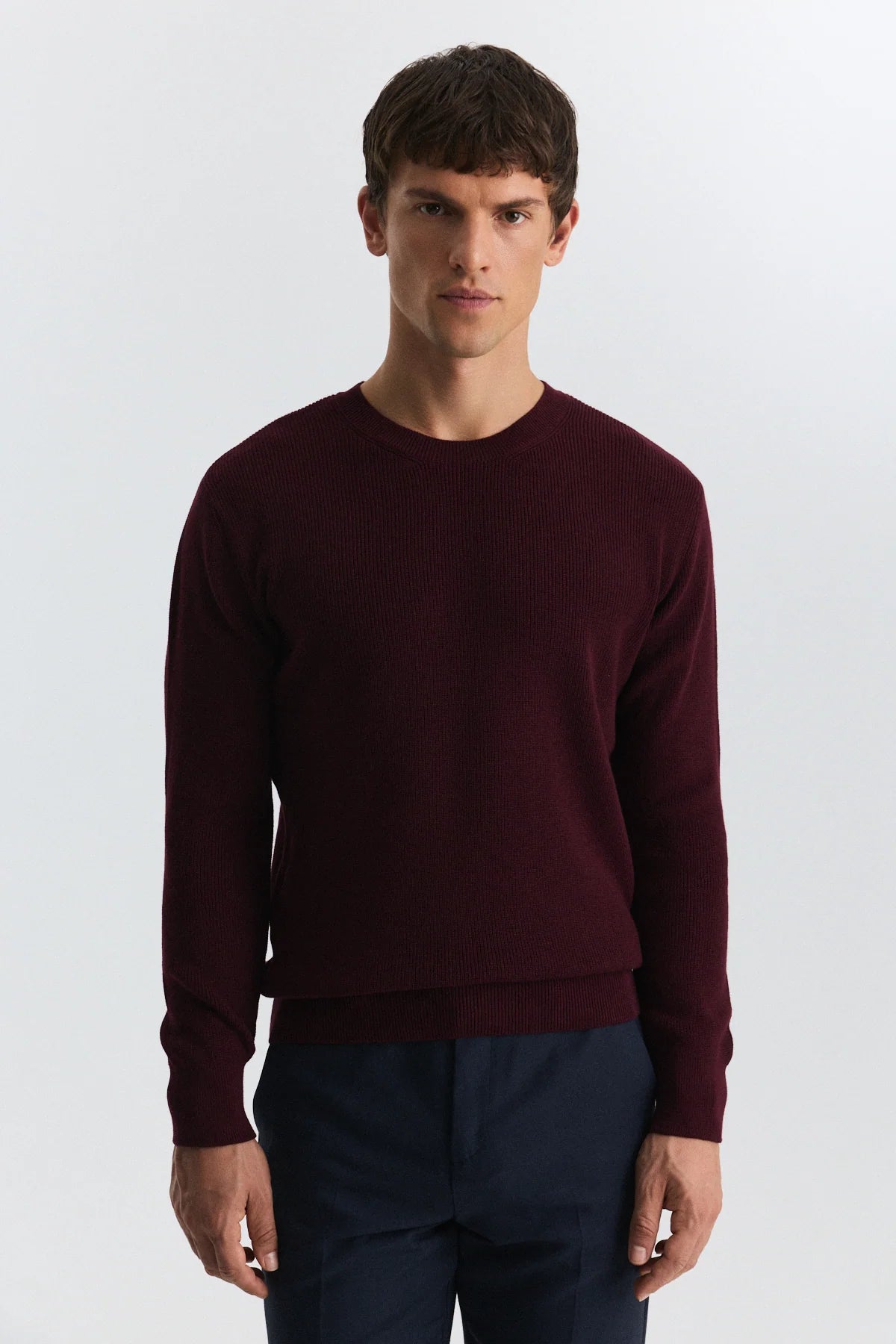 JUMPER BASIC BURGUNDY A25Y3153 ANT